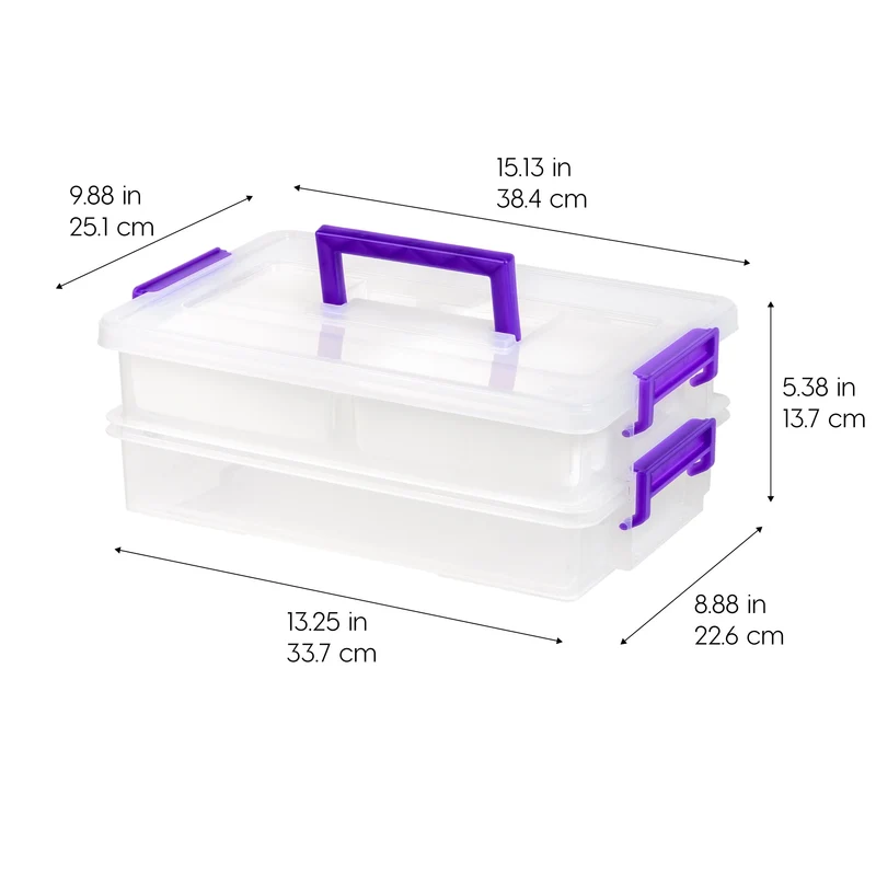 Layer Stack and Carry Storage Container 9.2Qt