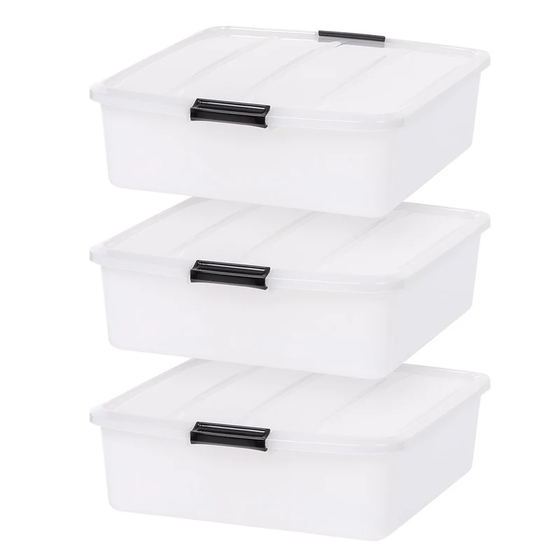 Under Bed Storage Bin 33Qt 3-Pack