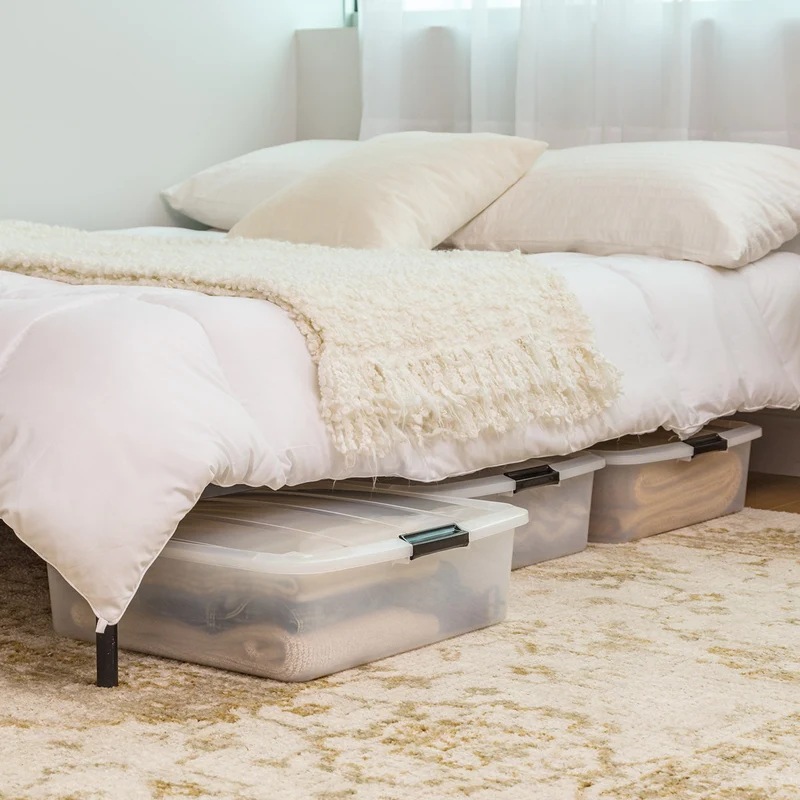 Under Bed Storage Bin 33Qt 3-Pack