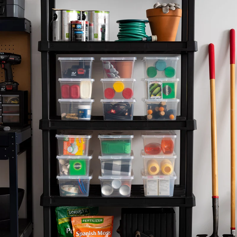 Clear Storage Box - 6.7 QT 12PC