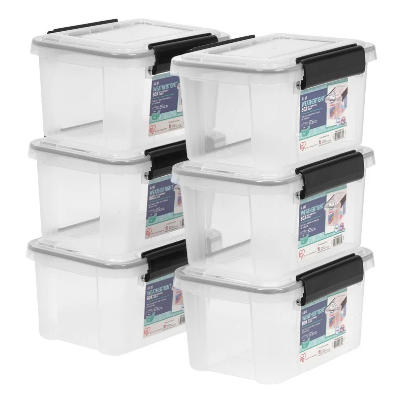 WeatherPro™ Storage Box - 6.5 QT - Clear