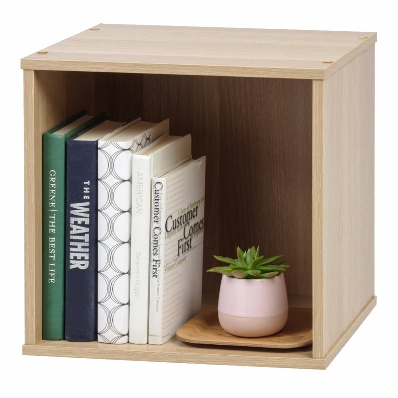 Wood Cube Box without Door