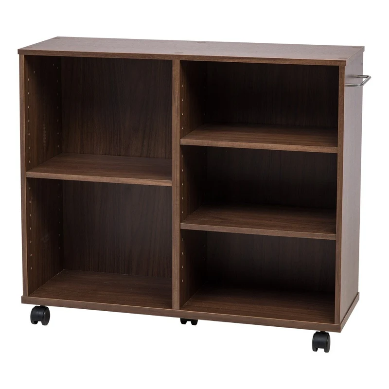 Wood Rolling Storage - Wide Deep