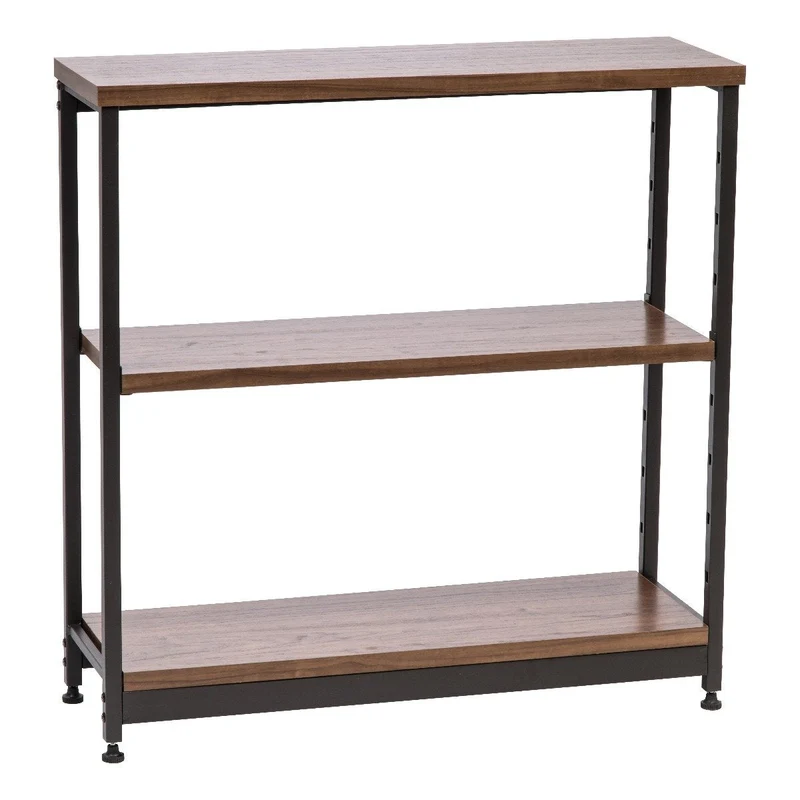 Wood and Metal Shelf - 3 Tier - Wide