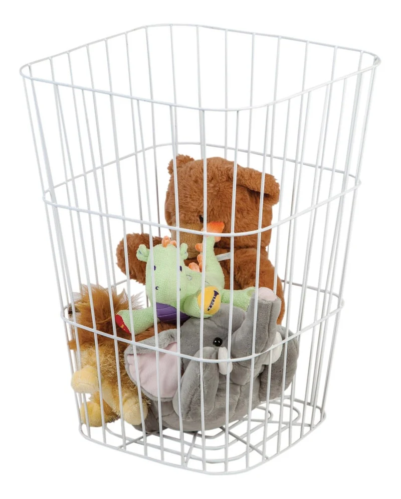 Wire Square Toy Storage Barrel