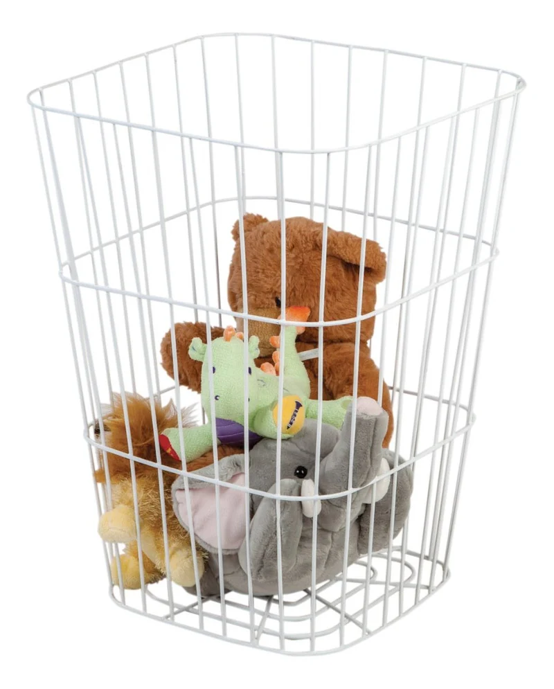 Wire Square Toy Storage Barrel