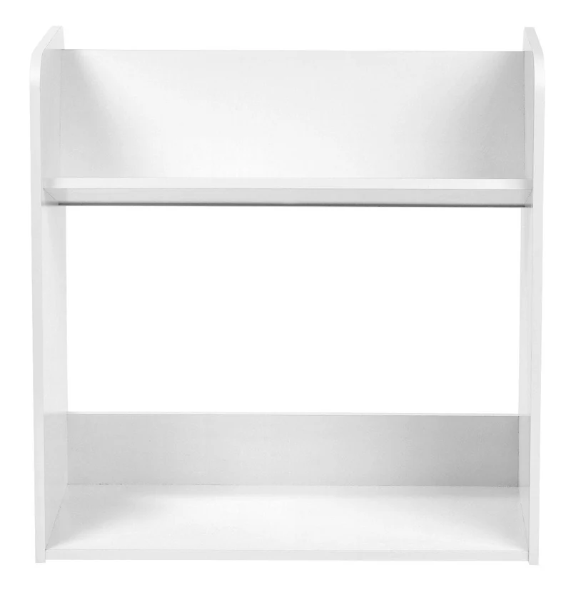 Tilted Book Shelf Rack - 2 Tier
