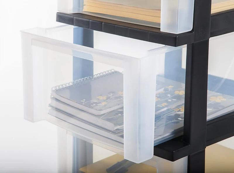 Storage Cart with Organizer Top - 7 Drawer