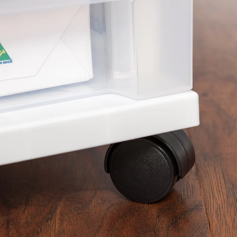 Storage Cart with Organizer Top - 10 Drawer