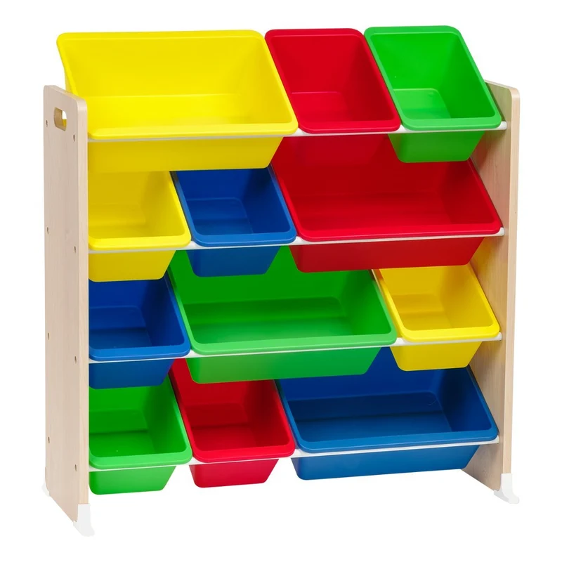 Storage Bin Rack - 4 Tier