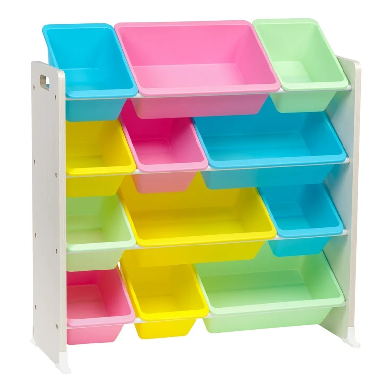 Storage Bin Rack - 4 Tier