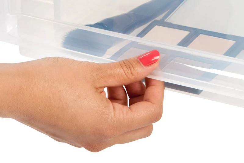 Stacking Storage with Drawer - 43.4 QT