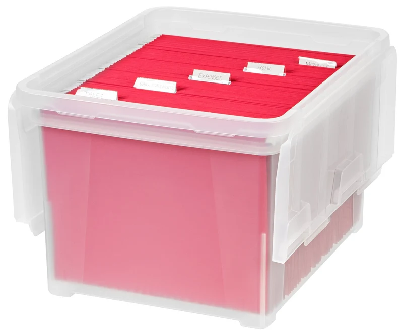 Letter and Legal Wing-Lid File Box
