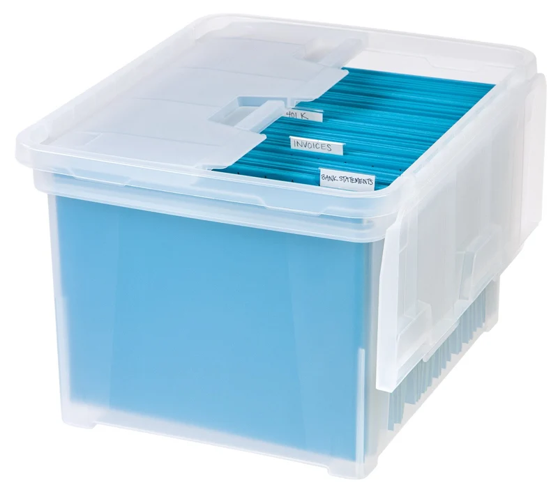 Letter and Legal Wing-Lid File Box