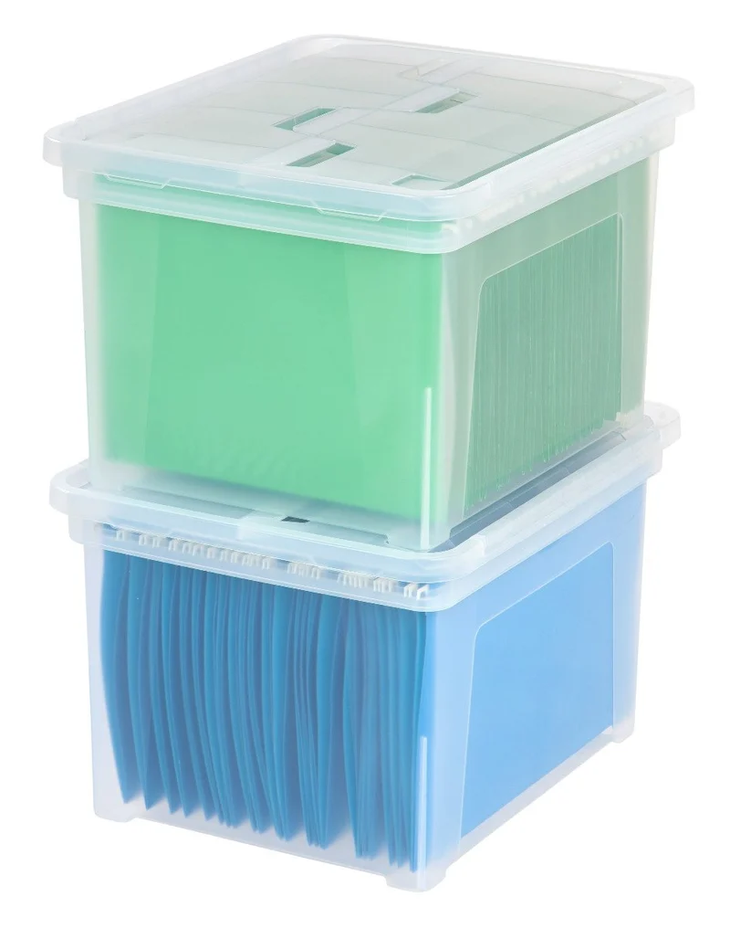 Letter and Legal Wing-Lid File Box