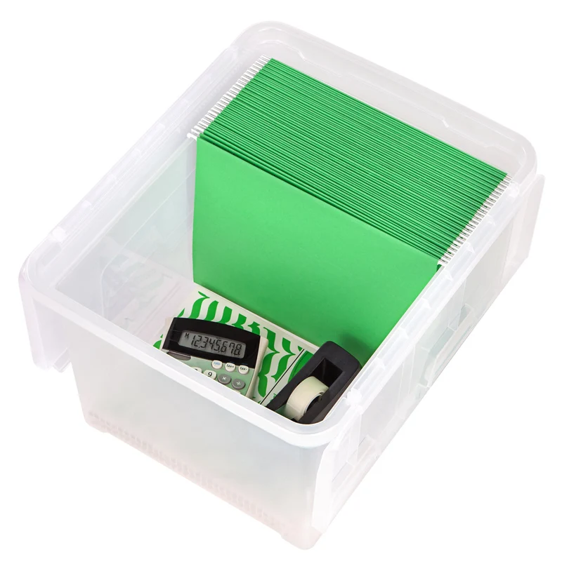 Letter and Legal Wing-Lid File Box