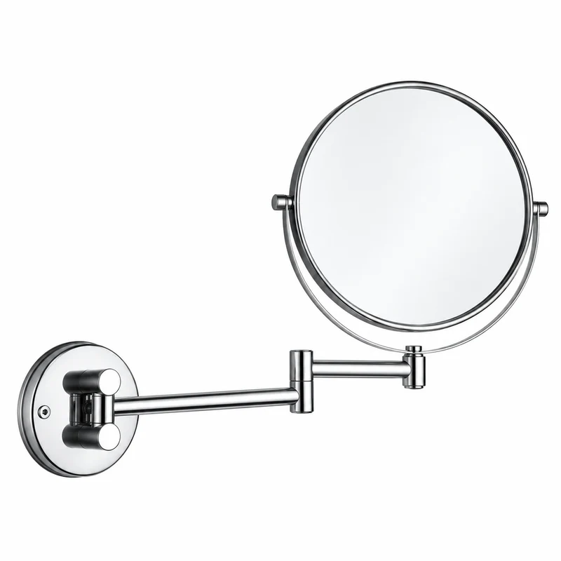 Miroir Pivot D/F Rond Chrome P.902 – DUXXA