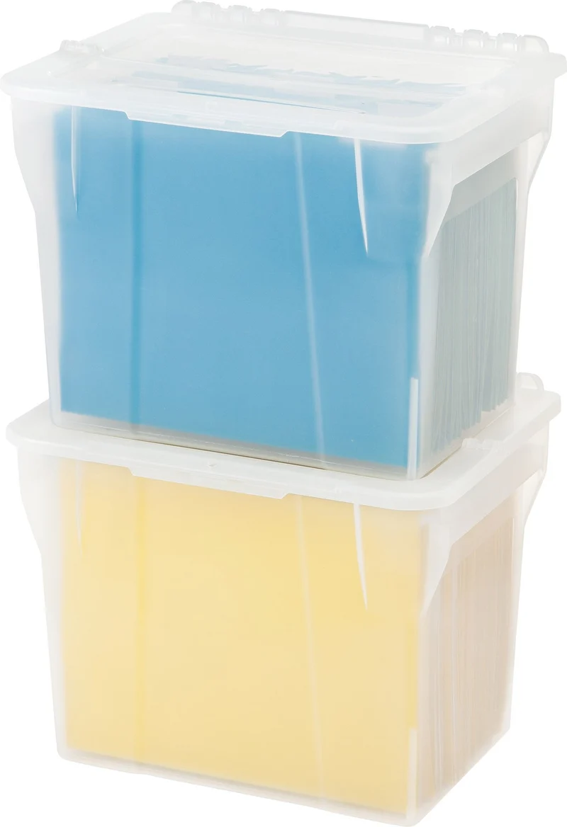 Letter Split-Lid File Box - 20 QT