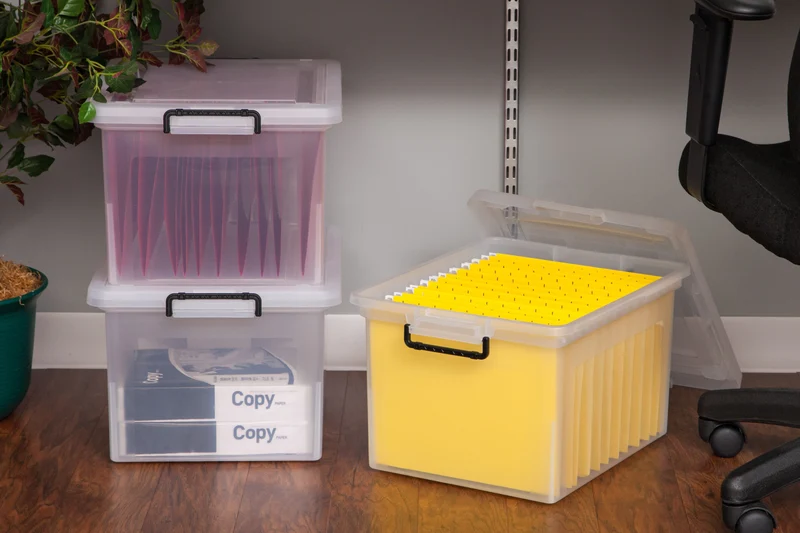 Letter and Legal Buckle File Box