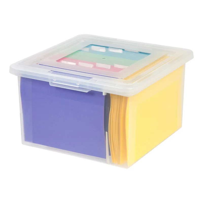 Letter and Legal Snap Lid File Box - 38 QT