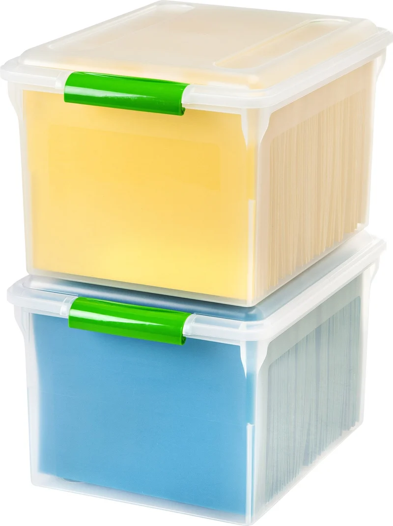 Letter and Legal Store and Slide File Box