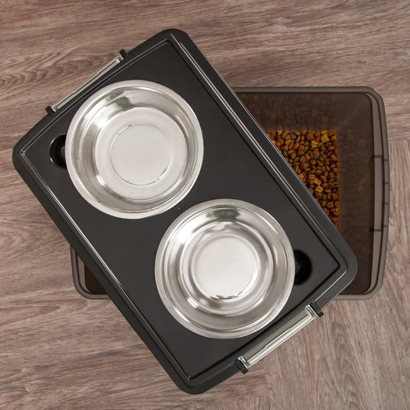 Elevated Feeder with Airtight Storage - Large