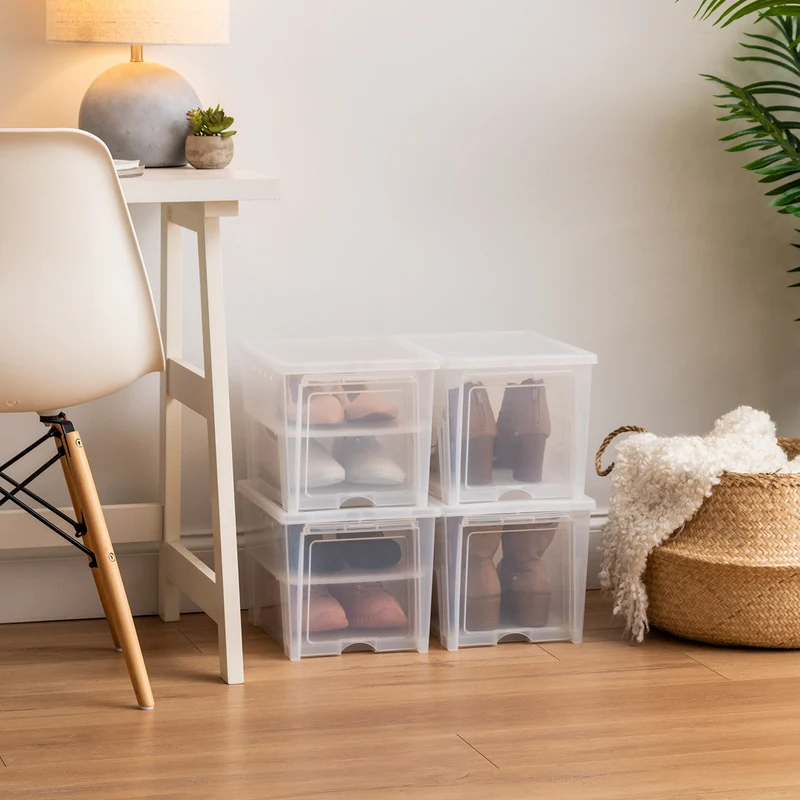Easy Access Shoe Box - 1 Pack, Tall
