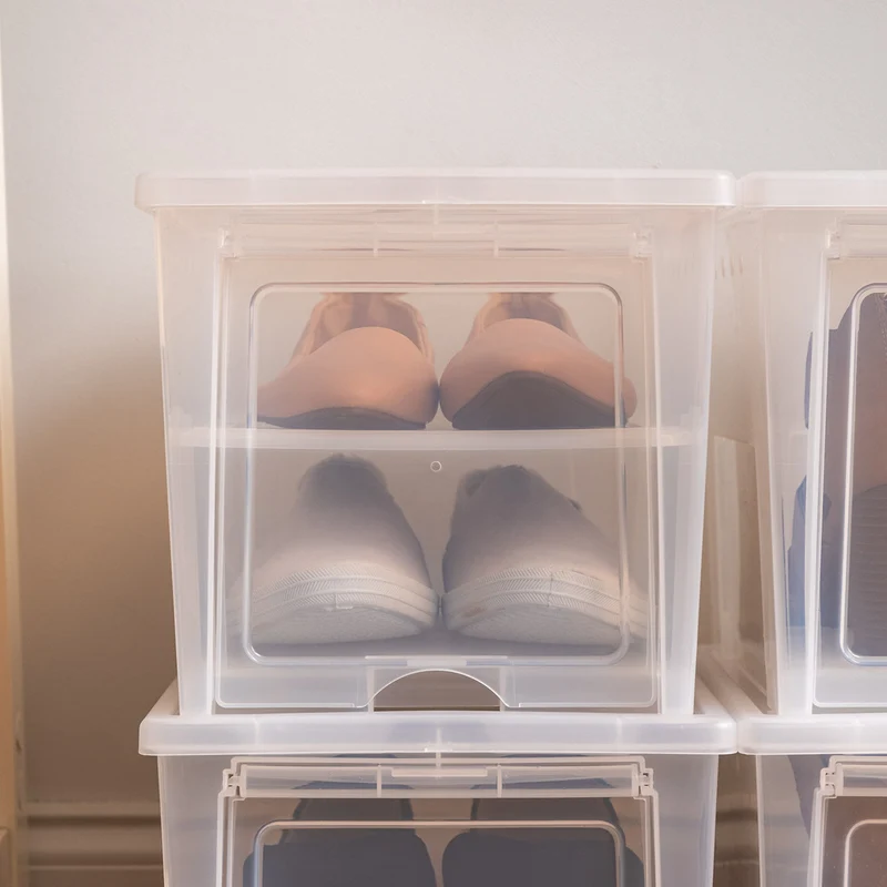 Easy Access Shoe Box - 1 Pack, Tall