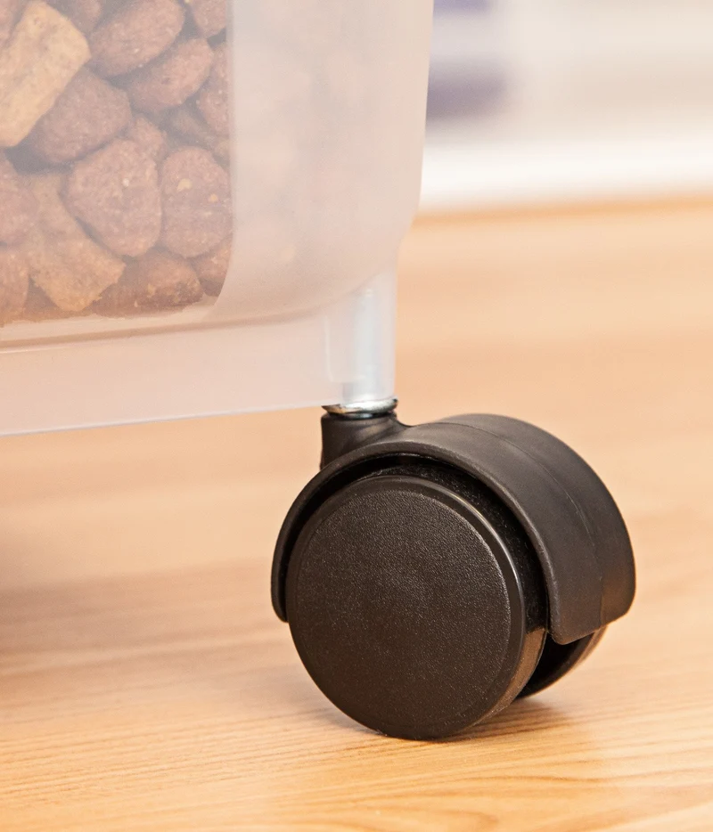 Airtight Pet Food Container WeatherPro™, Wheels - 67 QT