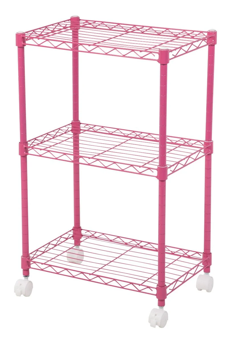 3-Tier Wire Shelf with Casters