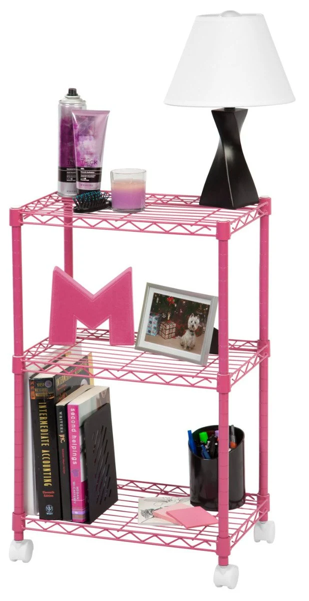 3-Tier Wire Shelf with Casters
