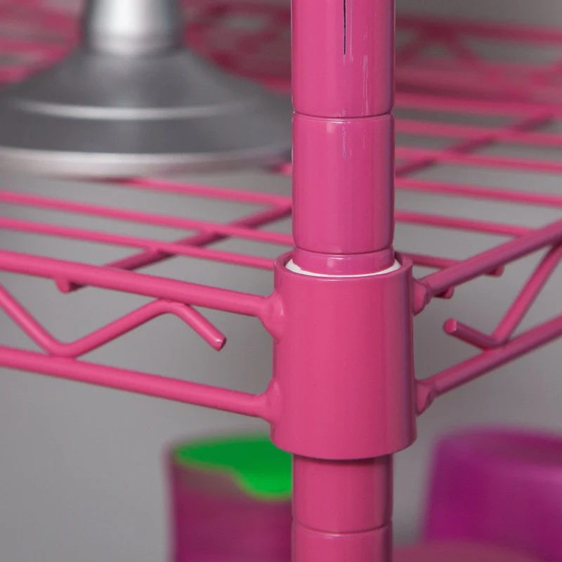 3-Tier Wire Shelf with Casters