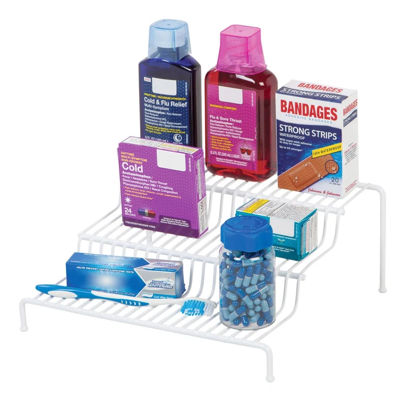 3-Tier Cabinet Organizer, White