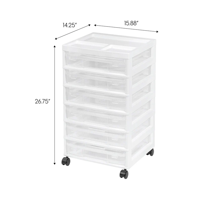 Craft Organizer and Storage, Rolling Storage Cart