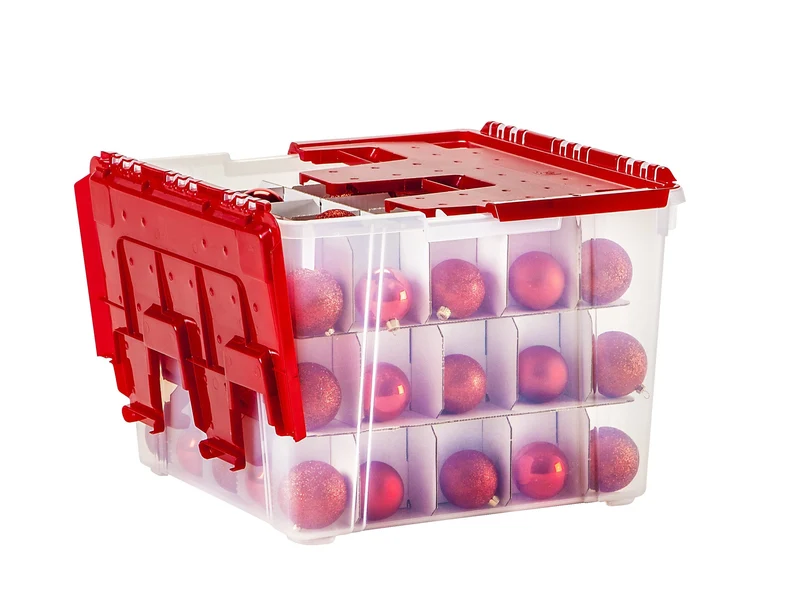 Holiday Ornament Wing-Lid Storage Box