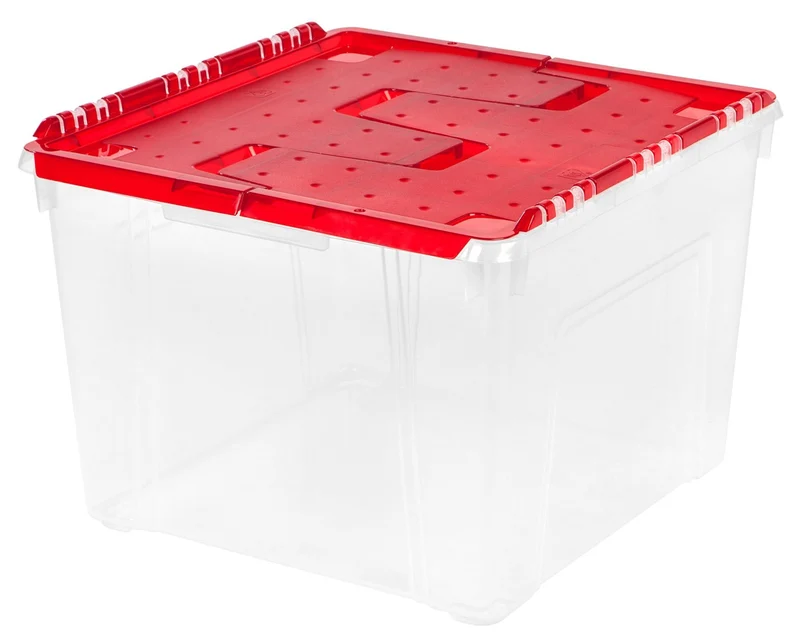Holiday Ornament Wing-Lid Storage Box