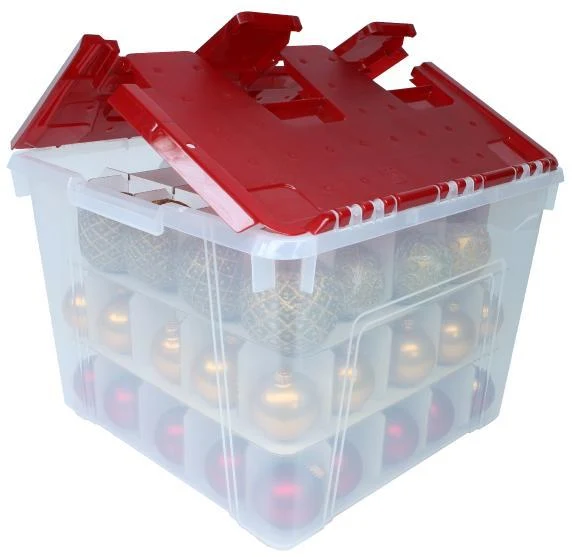 Holiday Ornament Wing-Lid Storage Box