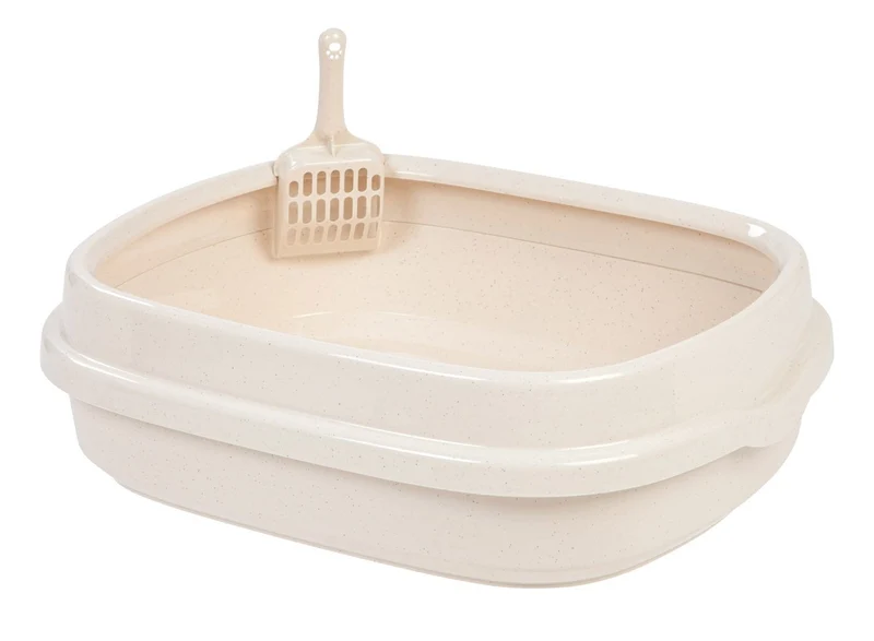 Open Top Cat Litter Box with Scoop