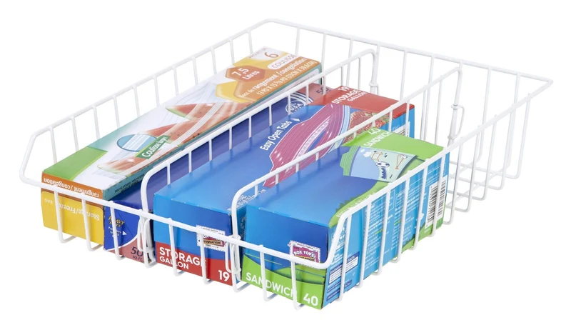 Wire Shelf Organizer - 3 Compartment