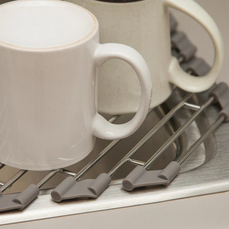 Wire Corner Foldable Dish Rack