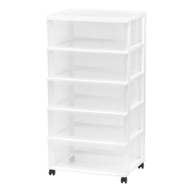 Wide Storage Chest - 5 Drawers