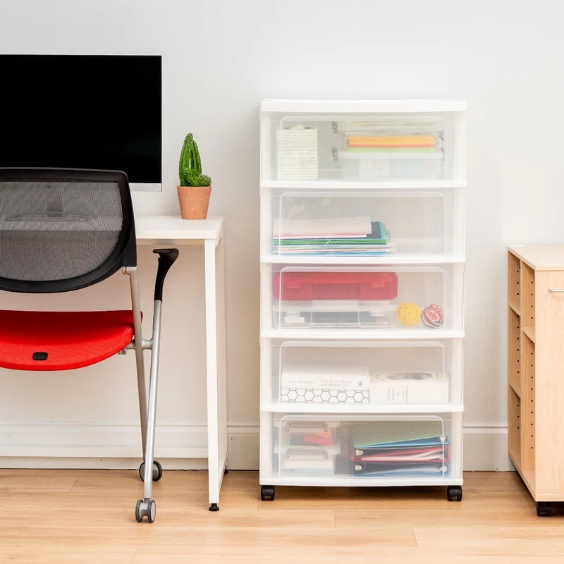 Wide Storage Chest - 5 Drawers