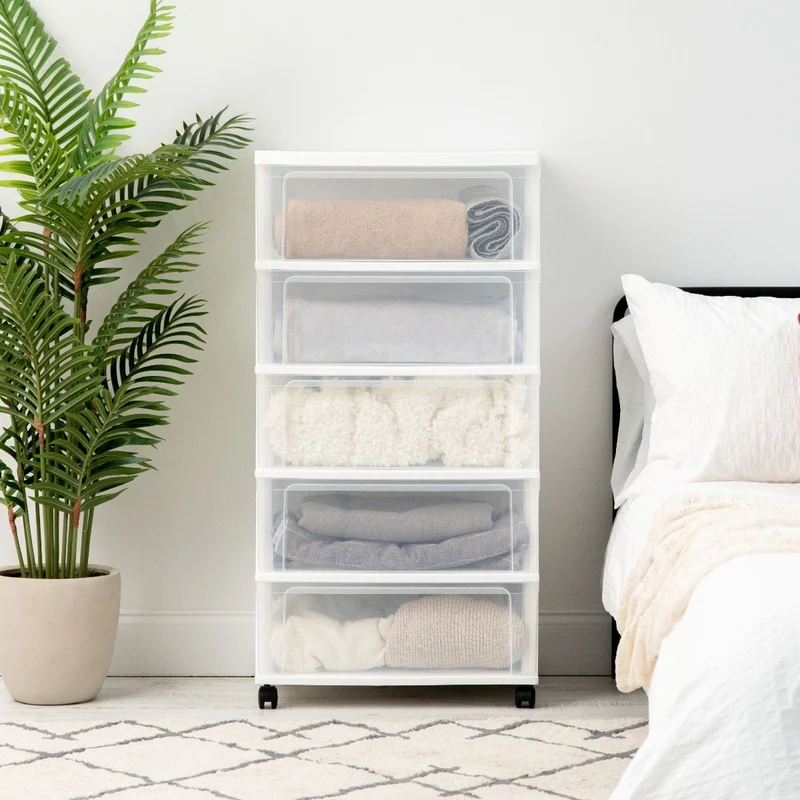 Wide Storage Chest - 5 Drawers