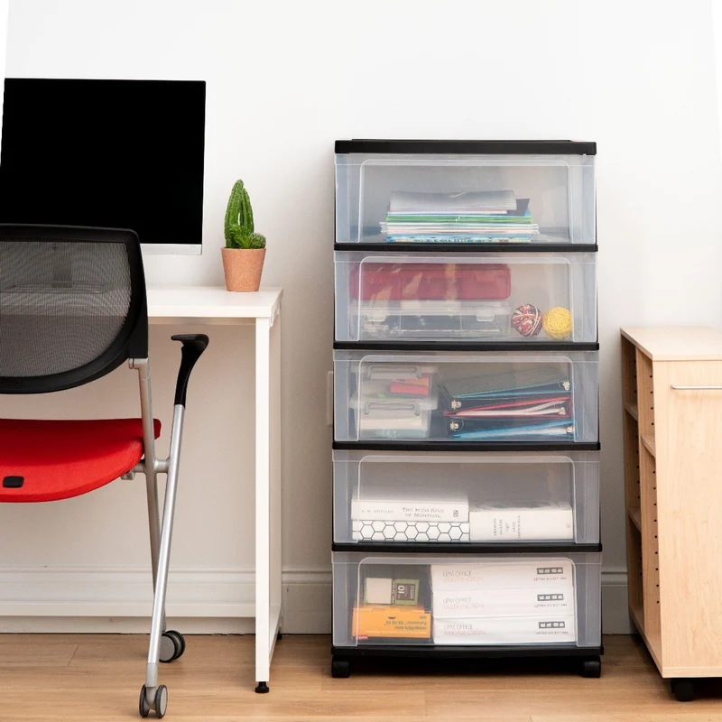 Wide Storage Chest - 5 Drawers