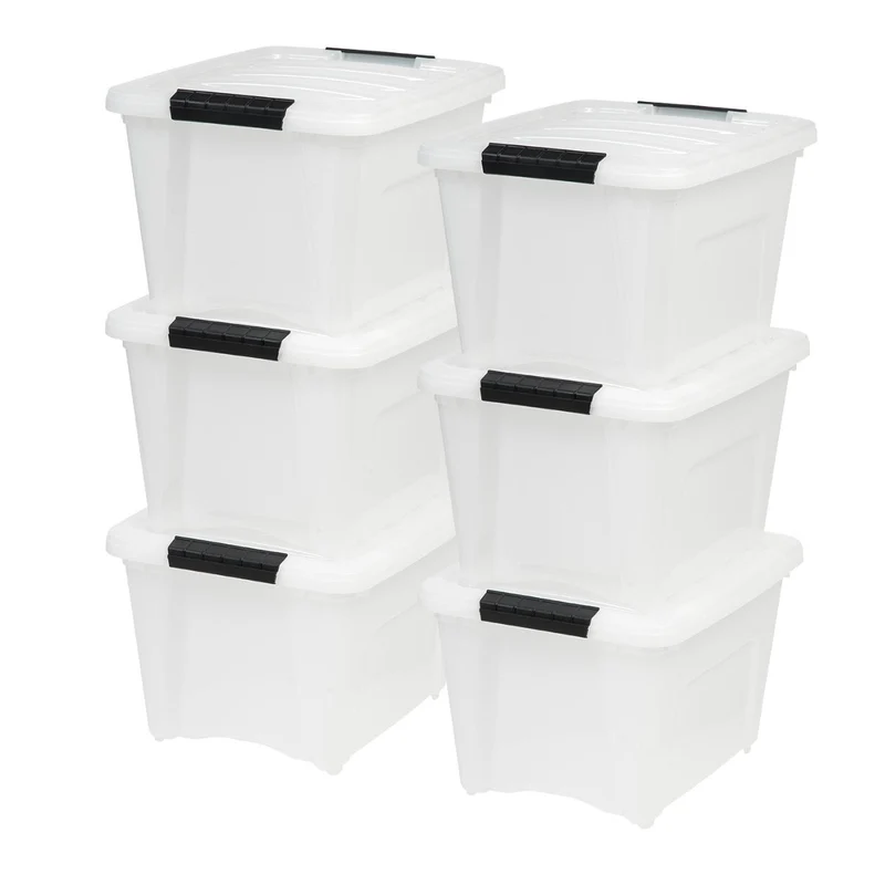 Stack & Pull® Storage Box 6 Pack - 19 QT