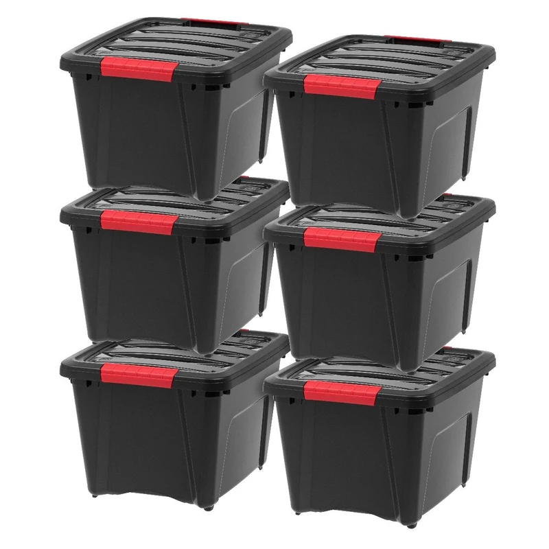 Stack & Pull® Storage Box 6 Pack - 19 QT