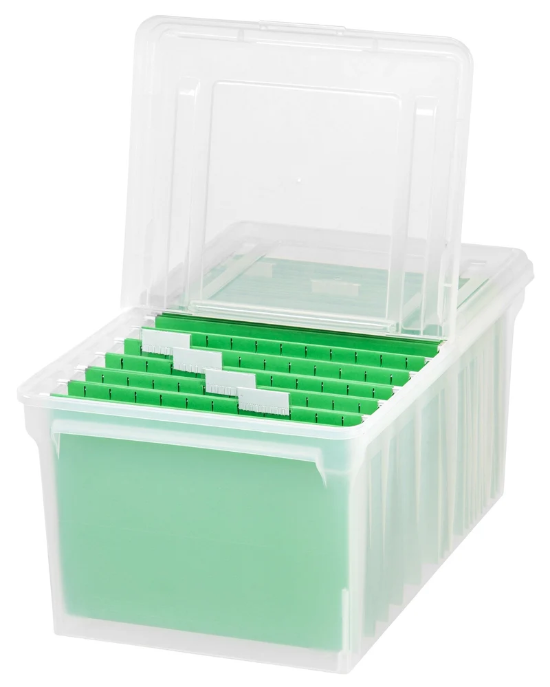 Letter Split-Lid File Box - 44 QT