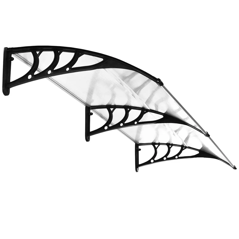 Nancy's Vitória Voordeurluifel - Voordeur Afdakje - Luifel - Transparant - ± 75 x 195 x 25 cm