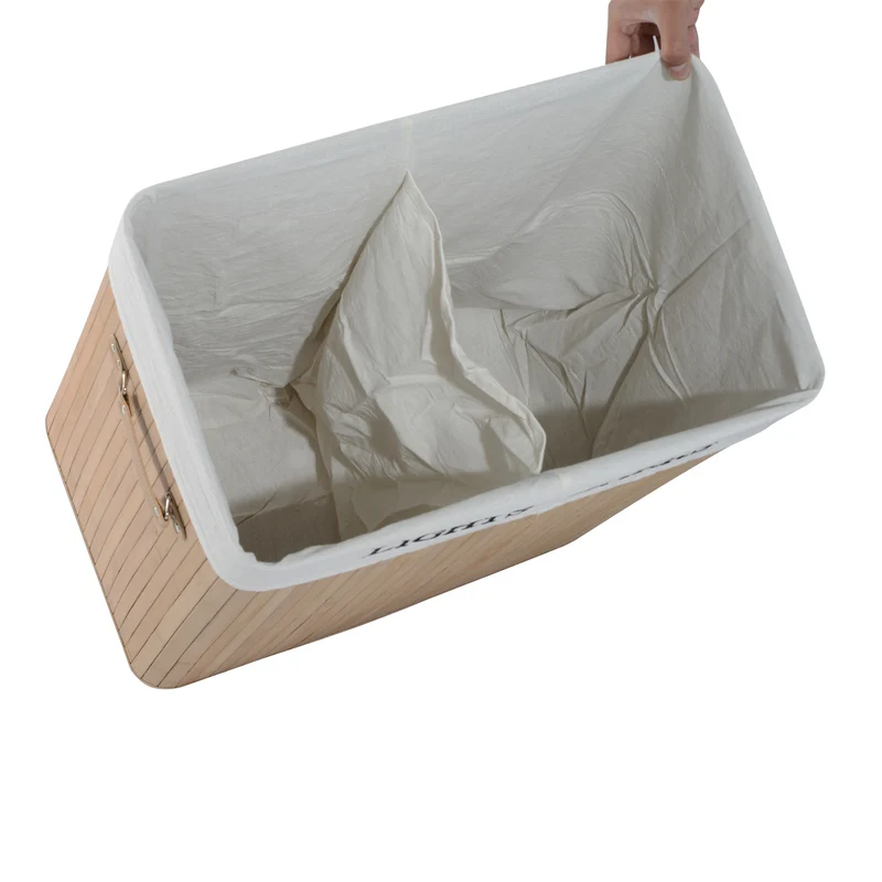 Nancy's Gresham Wasmand - Wasbox - Bamboe - 100 Liter