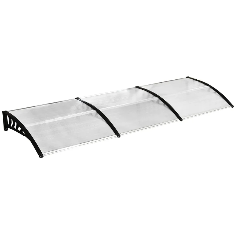 Nancy's Alcaria Voordeurluifel - Voordeur Afdakje - Luifel - Wit - ± 90 x 295 x 25